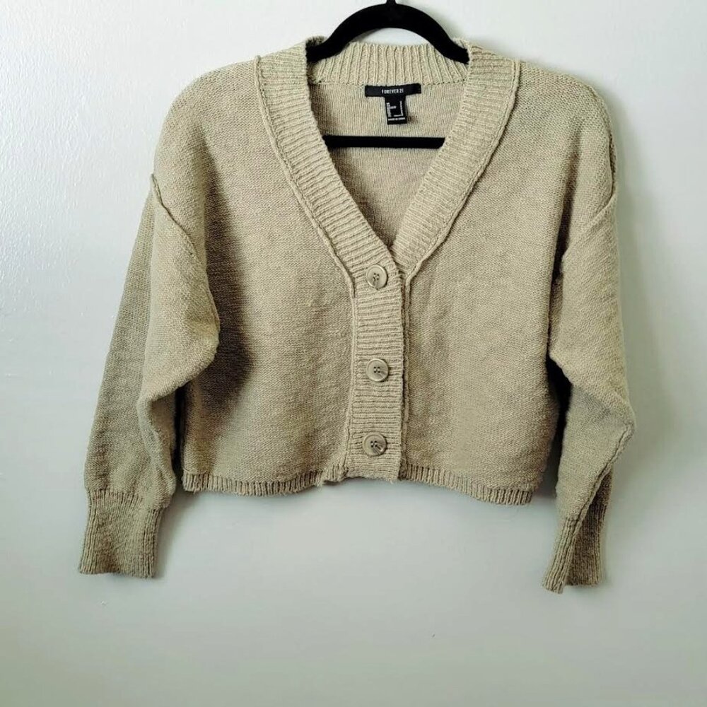 Forever 21 Cropped Cardigan | Size S